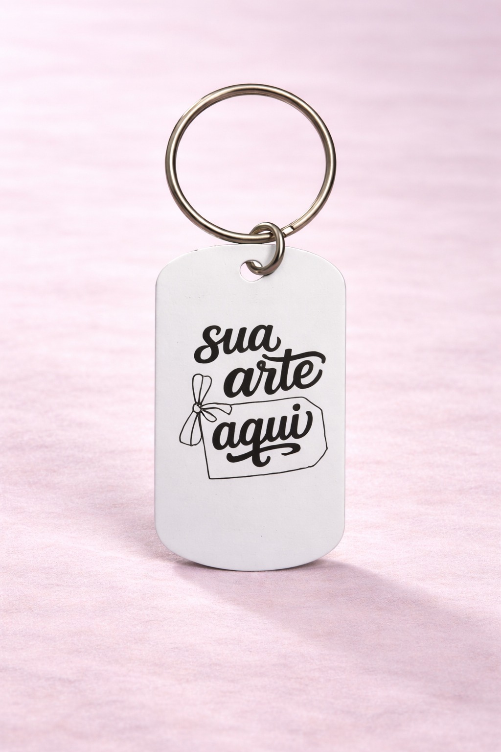 Chaveiro Metal Plaquinha